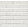Msi Capella 2-1/3 In. X 10 In. White Brick Glazed Porcelain Floor And Wall Tile, 32PK ZOR-PT-0531